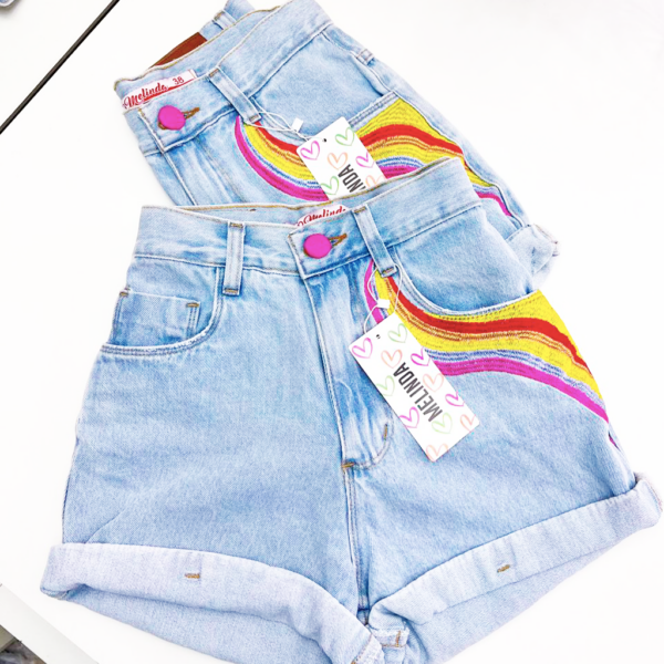 SHORTS BORDADO