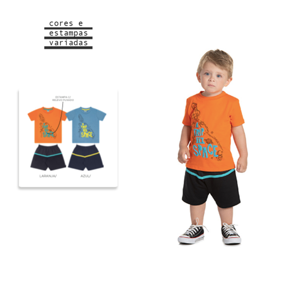 CONJ CAMISETA MASC