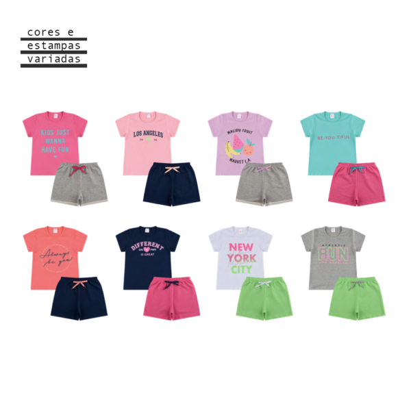 CONJ SHORTS FEM