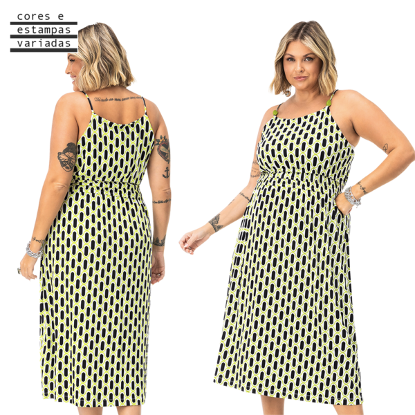 VESTIDO MIDI ALCA PLUS