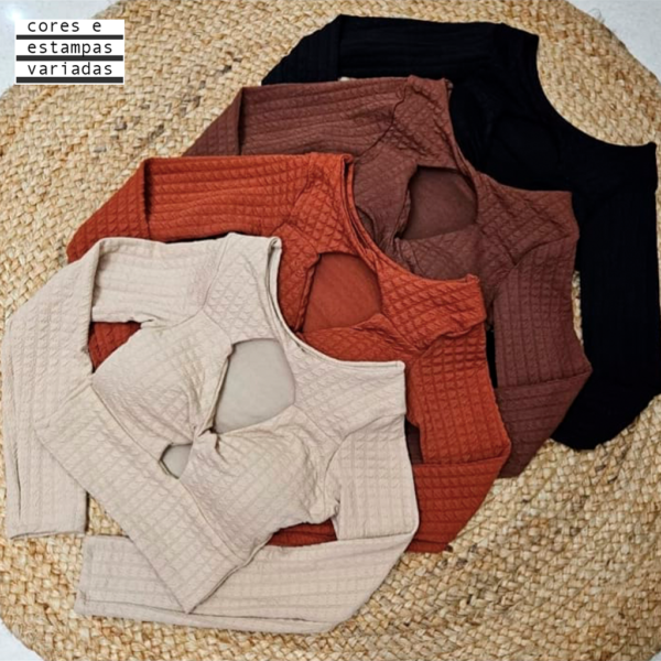 CROPPED M/L GOLA BUBBLE(U)-M
