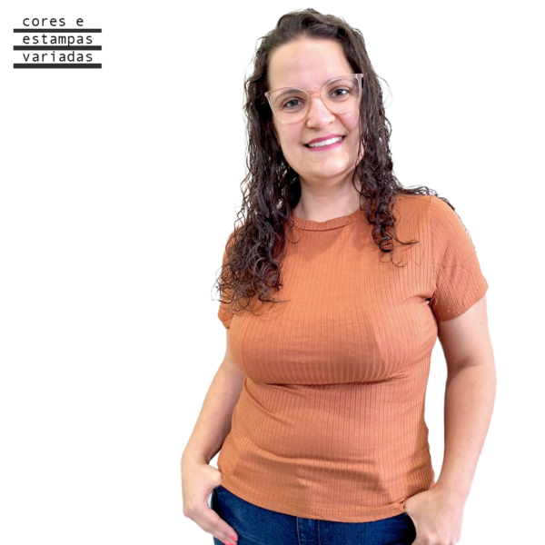 BLUSA CANELADA