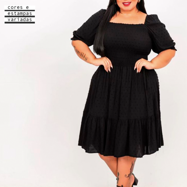 VESTIDO LASTEC CURTO (U)-GG