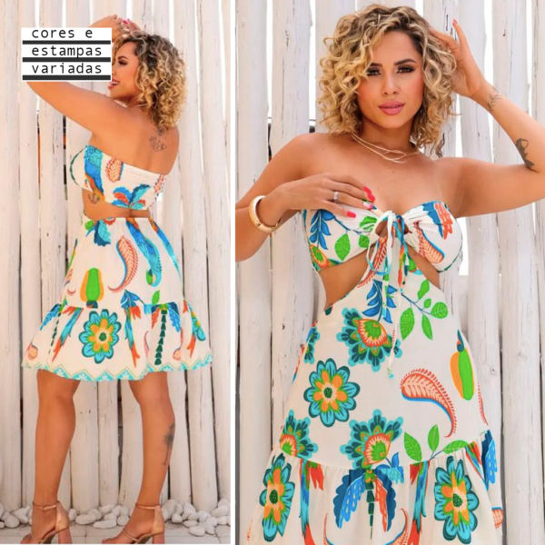 VESTIDO CURTO TOP (U)-M
