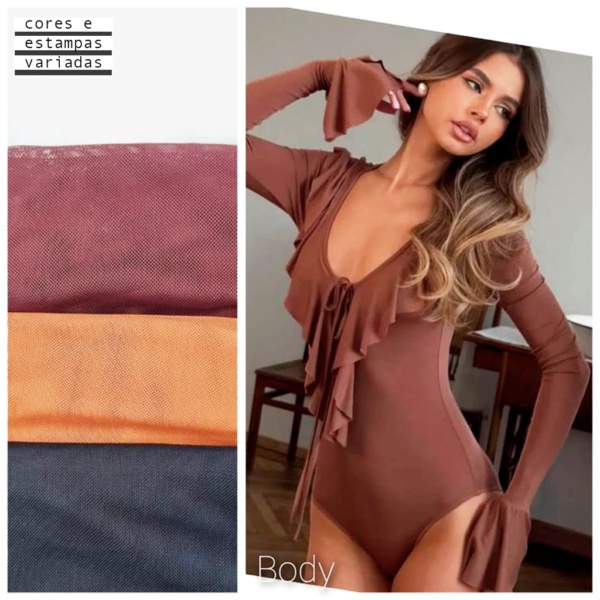 BODY TULE E TOP(U)-M