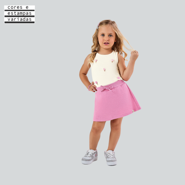 CONJ FEM SHORTS SAIA INF