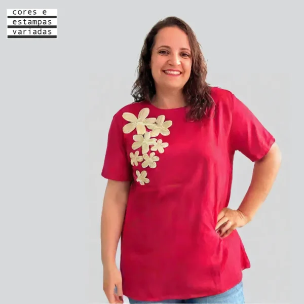 BLUSA APLIQUE PLUS